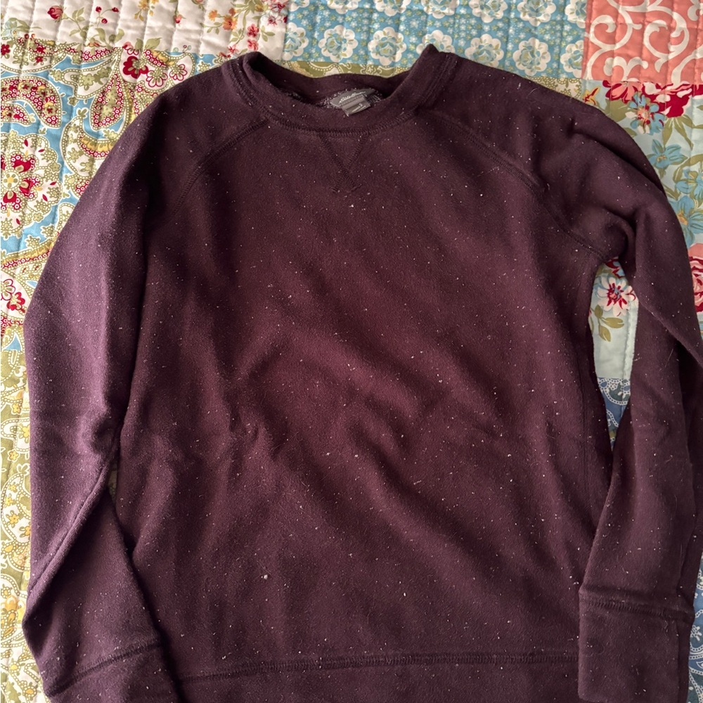 Eddie Bauer Purple Sweater